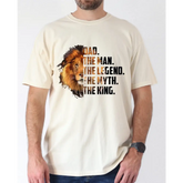 Dad The Man The Legend The Myth The King Shirt Father’s Day Shirt Lion Dad Shirt New Father Gift Father Birthday